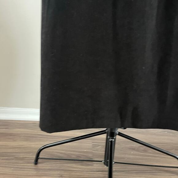 Y2K 2000s Plus Size Black Witchy Maxi Skirt Wmns 20W Whimsygoth Pleats Office - Picture 3 of 7